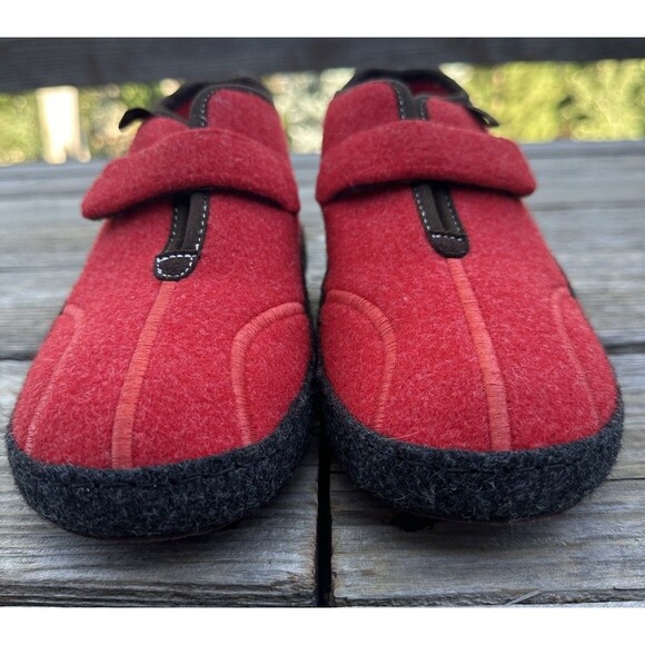 Klaveness of Norway Women's 36 US 6 Wool Slippers Red - Picture 3 of 11